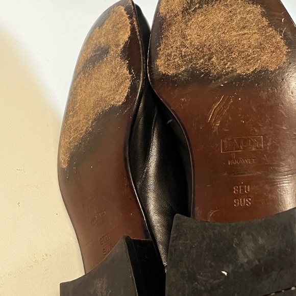 Bally Baltoro Parawet LOGO Style Black Leather Loafers Sz 9US Men Switzerland main image 13